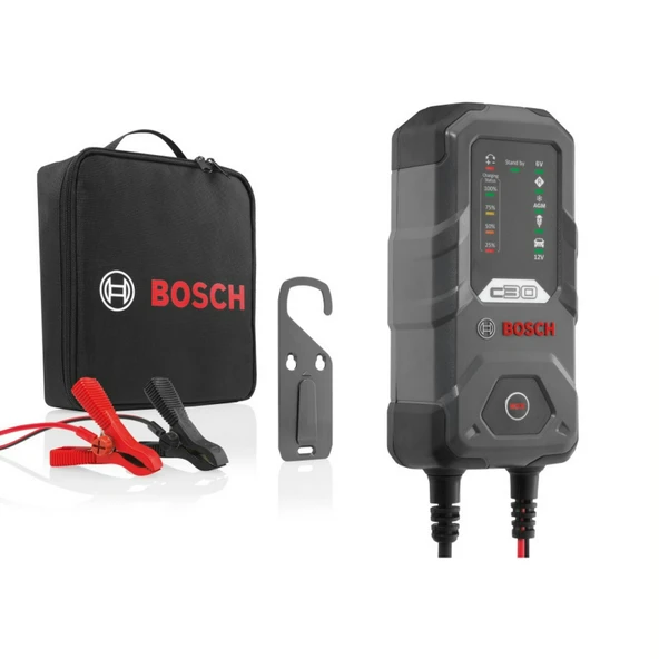 Bosch C30 Akü Şarj Cihazı 6/12v ürün görseli 1