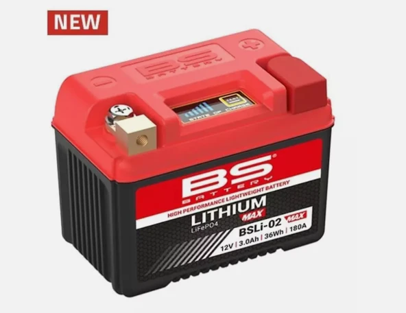 Bs Bsli-02 Max 2018-2022 KTM 300 EXC Six Days TPI Uyumlu Akü Lityum Akü ürün görseli 1