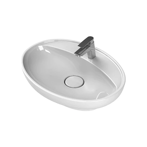 TURKUAZ LAL C 60 TEZGAHÜSTÜ LAVABO ürün görseli 1