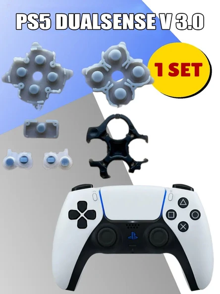 Ps5 İç Lastik V3 Silikon İletken PS5 Dualsense Versiyon 3 Tamir Yedek Parça ürün görseli 1