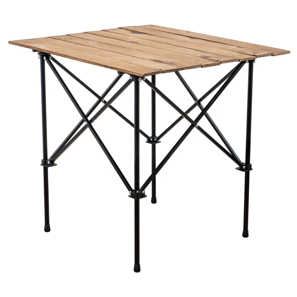 Argeus Ahşap Katlanabilir 75x65cm Kamp ve Piknik Masası ürün görseli 1