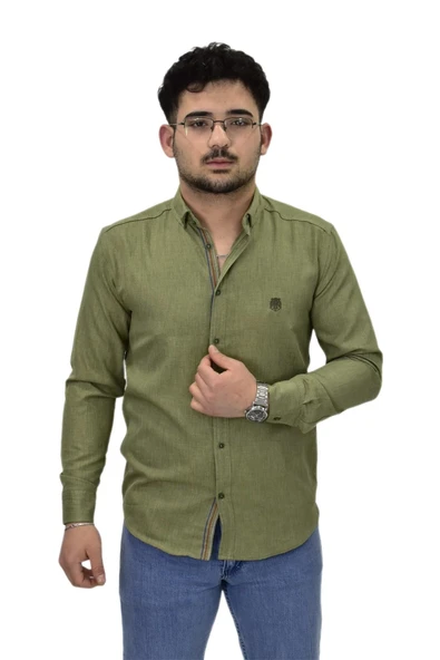 Erkek Spor Silim Fit Gömlek BGL-ST04479 ürün görseli 1