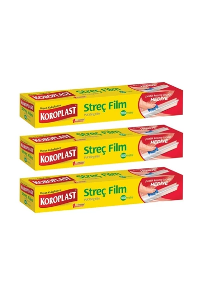 Koroplast Streç Film 100 Metre Kesme Bıçağı Hediyeli - 3'lü ürün görseli 1