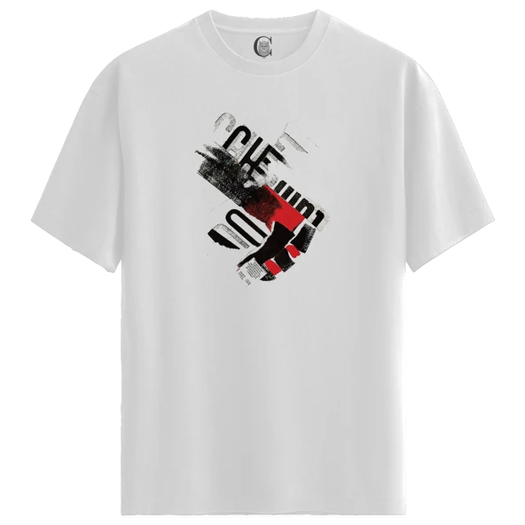 Urban Decode - %100 Pamuklu Kadın Beyaz Tişört - Premium Quality ürün görseli 1