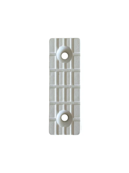 Plastik Beyaz Baza Papuç Dolap ve Mobilya Ayağı(BEYAZ)(BOY:5CM EN:1,5CM YÜK:0,5CM) Beyaz BEYAZ - 16 ADET ürün görseli 1