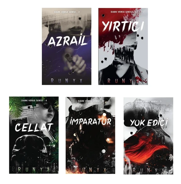 Runyx Dark Verse Serisi 5 Kitap (Azrail + Yırtıcı + Yok Edici + Cellat + İmparator) ürün görseli 1