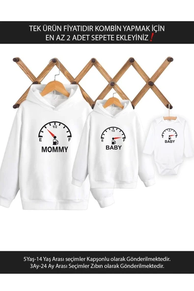 Mommy Baby Yakıt Göstergesi Anne Oğul Kız TEK ÜRÜN FİYATIDIR KOMBİN YAPMAK İÇİN 2 ADET SEPETE EKLE ürün görseli 1