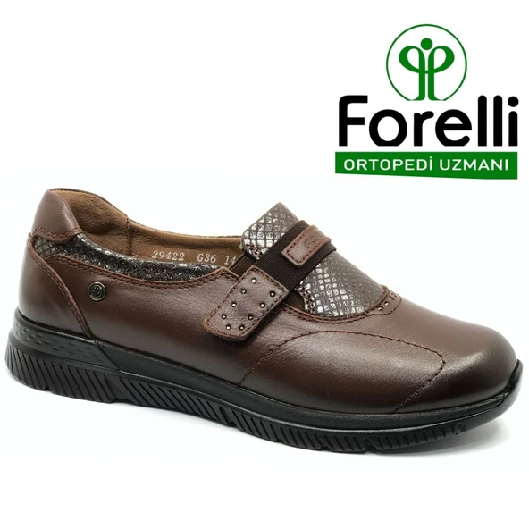 Forelli Tulıp Hakiki Deri Ortopedik Comfort Kadın Casual Ayakkabı ürün görseli 1