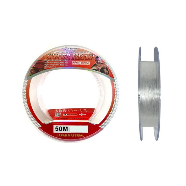 Sea Horse Super Hrad Leader Line 80mm 50 Mt Şeffaf ürün görseli 1