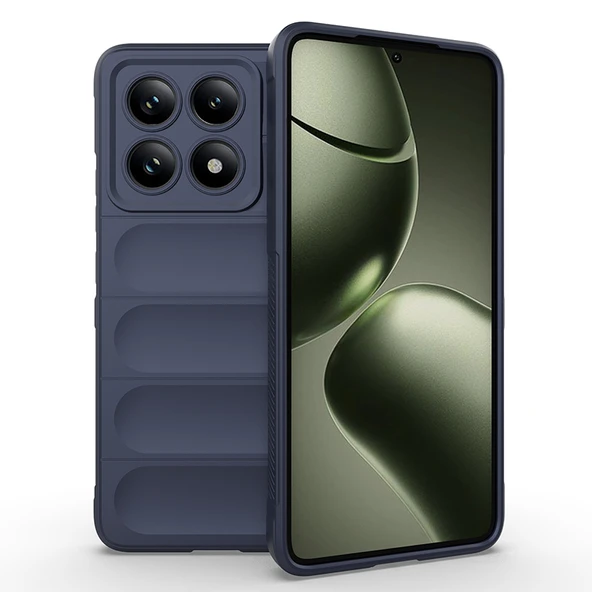 Xiaomi 14T Kılıf Esnek TPU Oyuklu Arka Yüzey Tasarımlı Etnik Silikon Kapak ürün görseli 1