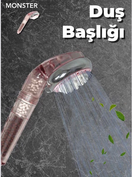Monster arıtmalı duş başlığı ürün görseli 1