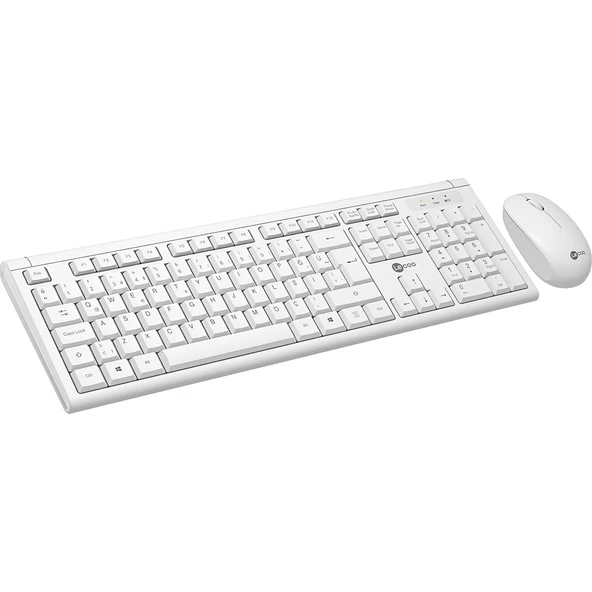 Lecoo Kw200 Kablosuz Klavye & Mouse Set Beyaz - Resim 10
