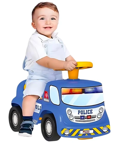 Dede Oyuncak Go Hero Polis Aracı 04038 - Resim 2