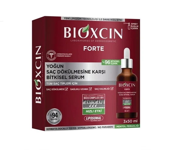 Bioxcin Forte Saç Serumu 3x50ml ürün görseli 1