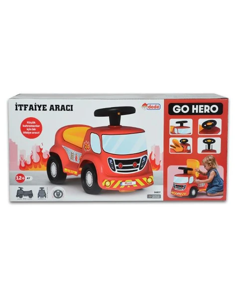 Dede Oyuncak Go Hero İtfaiye Aracı 04037 ürün görseli 1