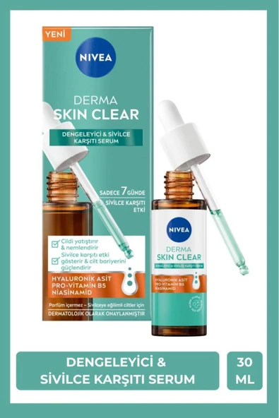 Nivea Derma Skin Clear Sivilce Karşıtı Serum 30 ml ürün görseli 1