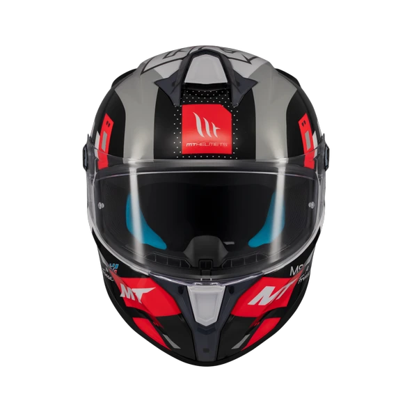 KASK MT HELMETS TARGO S B5 KIRMIZI SERGİO GARCIA - Resim 3