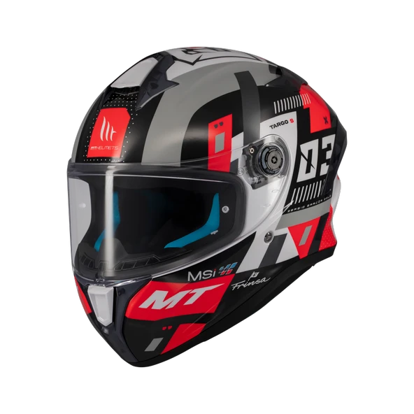 KASK MT HELMETS TARGO S B5 KIRMIZI SERGİO GARCIA ürün görseli 1