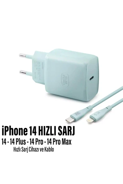 iPhone 14 Uyumlu Şarj Aleti HIZLI PD Şarj Cihazı Apple iPhone 14 Pro 14 Plus 14 Pro Max 25W HIZLI ürün görseli 1
