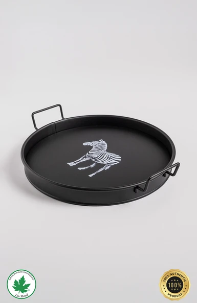 Zebra Baskılı Tepsi 26cm - Resim 4