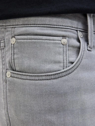 JACK JONES Erkek Grey Denim Şort 12269502 - Resim 5