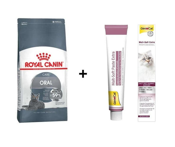 Royal Canin Oral Care Kedi Maması 1,5 Kg + Gimcat Malt 100 Gr ürün görseli 1
