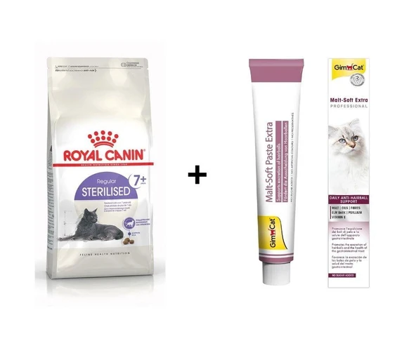 Royal Canin +7 Yaş Üzeri Kısırlaştırılmış Kedi Maması 1,5 Kg + Gimcat Malt 100 Gr ürün görseli 1