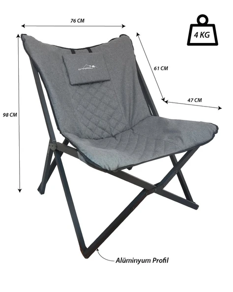 CAMPOUT ABANT KAMP SANDALYESİ - Resim 2