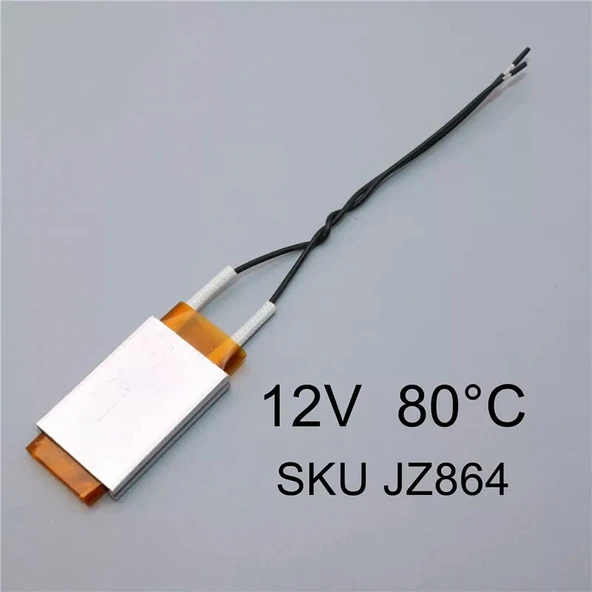 12V 80 Derece  Ptc Isıtıcı Alüminyum Alaşımlı Seramik Isıtıcı ürün görseli 1
