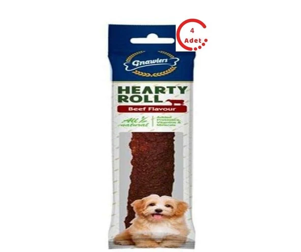 Gnawlers Hearty Roll Beef Köpek Ödülü 90 Gr x 4 Adet ürün görseli 1