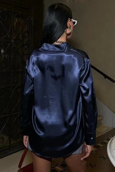 Premium Saten Gömlek 3438 - Resim 4