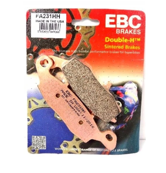 Kawasakı Z 750 2004-2006 Ebc Sinterli Ön Fren Balata Sol Ob ürün görseli 1