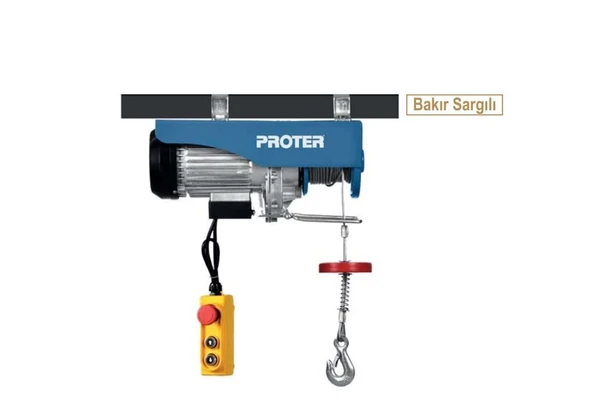 PROTER PR 4800 ELEKTRİKLİ MİNİ VİNÇ  400-800 KG ürün görseli 1