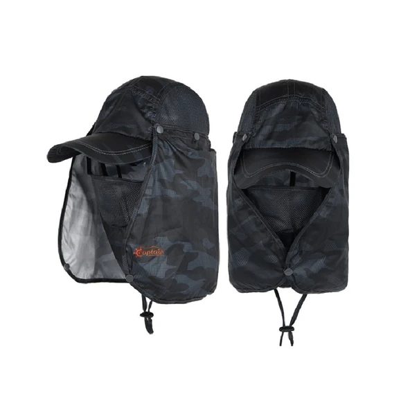 CAPTAIN Fisherman Style Cap  Fileli Şapka ürün görseli 1