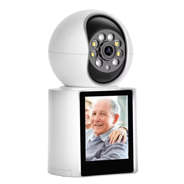 1080P Bebek İzleme Monitörü Kapalı Gözetim Video Çağrı Ev Güvenlik Kamerası Wifi PTZ IPS ekran ürün görseli 1