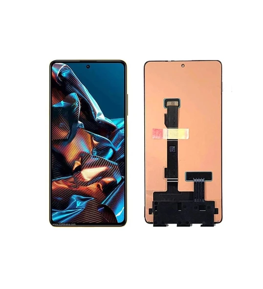 Xiaomi Uyumlu Redmi Note 12 Pro 5G Ekran Lcd Çıtasız Or. ürün görseli 1