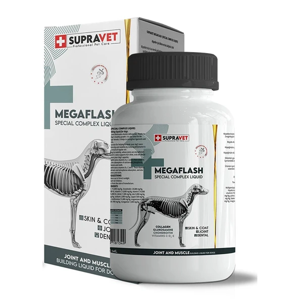 Supravet MegaFlash Köpek Kas Geliştirici Takviye 500 Ml ürün görseli 1