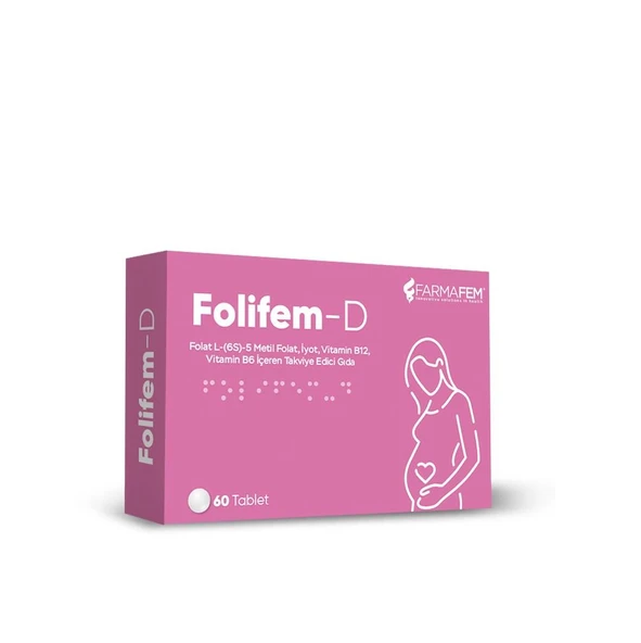 Folifem D 60 Tablet ürün görseli 1