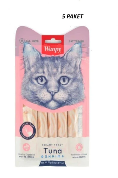 Wanpy Ton&karides Krema Kedi Ödül 25x14gr ürün görseli 1
