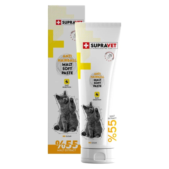 Supravet Anti Hairball Malt Paste 100 Gr ürün görseli 1