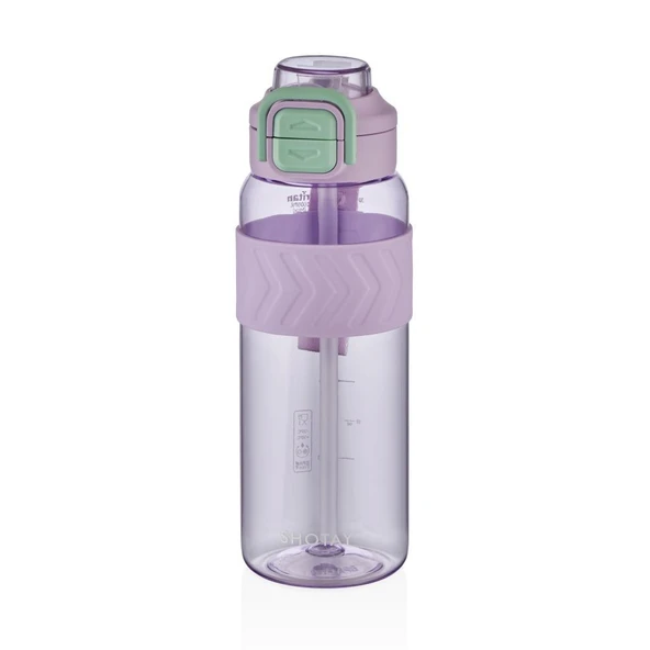 Shotay Direction Su Matarası Tritan Mor 1000Ml ürün görseli 1
