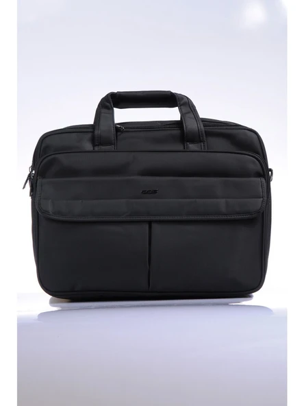 Ççs 71242 Siyah Kumaş Laptop Bölmeli Evrak Çantası ürün görseli 1