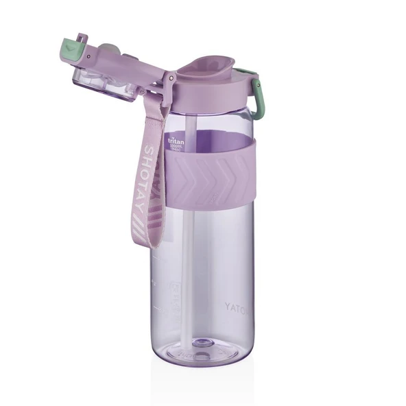 Shotay Direction Su Matarası Tritan Mor 1000Ml - Resim 2