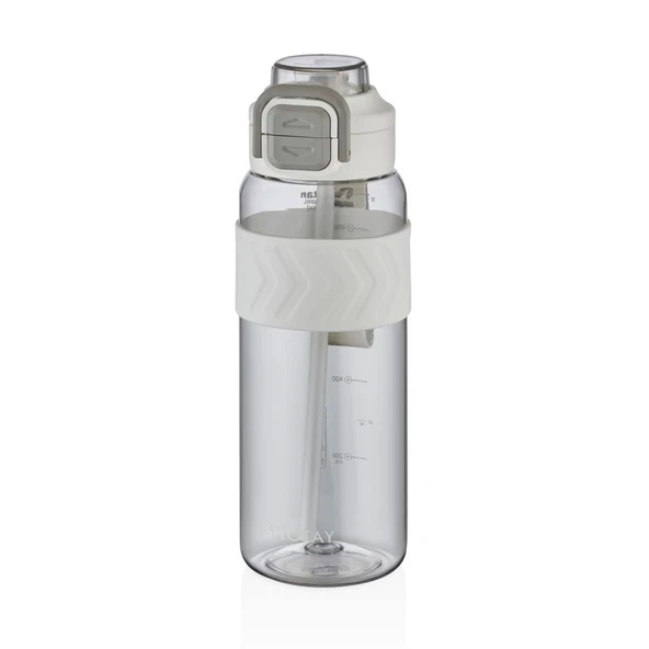 Shotay Direction Su Matarası Tritan Beyaz 1000Ml ürün görseli 1