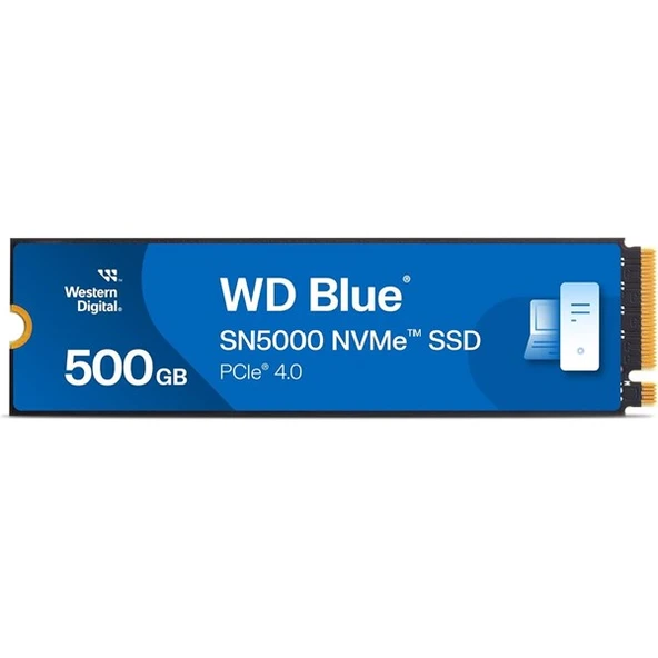 WD 500GB BLUE SN5000 WDS500G4B0E 5000-4000MB/s M2 NVME GEN4 DİSK ürün görseli 1