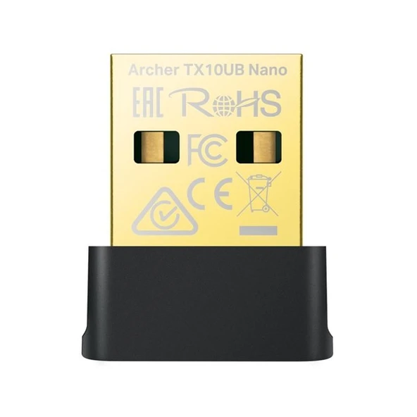 TP-LINK ARCHER TX10UB NANO AX900 WIFI6 BLUETOOTH USB KABLOSUZ ADAPTÖR ürün görseli 1