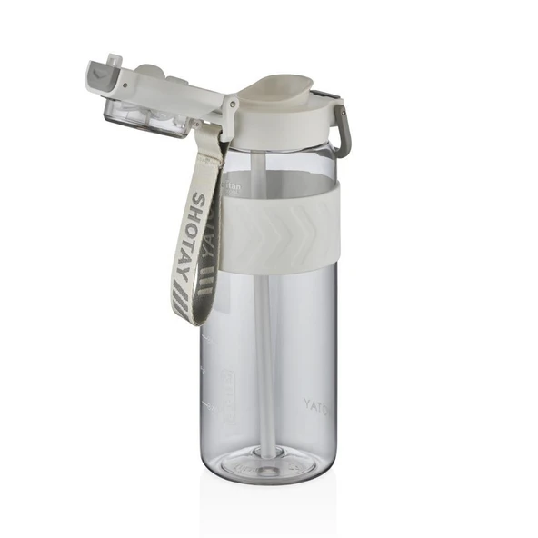 Shotay Direction Su Matarası Tritan Beyaz 1000Ml - Resim 2