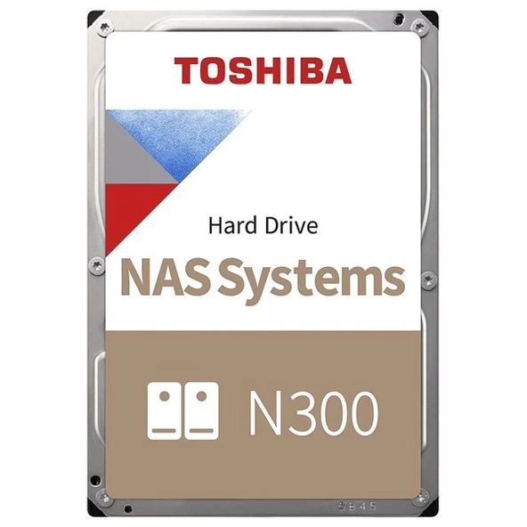 TOSHIBA 3.5" 10TB N300 MN10ADA10TS 7200 RPM 256MB SATA-3 NAS Diski ürün görseli 1