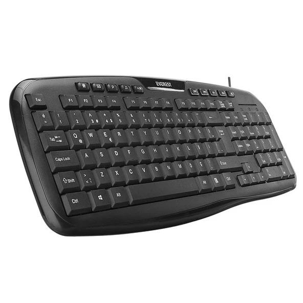 Everest UN-795 Siyah Usb Q Multimedia Klavye + Mouse Set - Resim 3