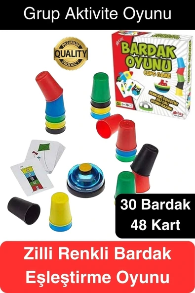 Eğitici Renk Bardak Eşleştirme Zeka Beceri Oyunu Hızlı Zili Çal Yetenek ve Grup Aktivitesi Özel Gün ürün görseli 1